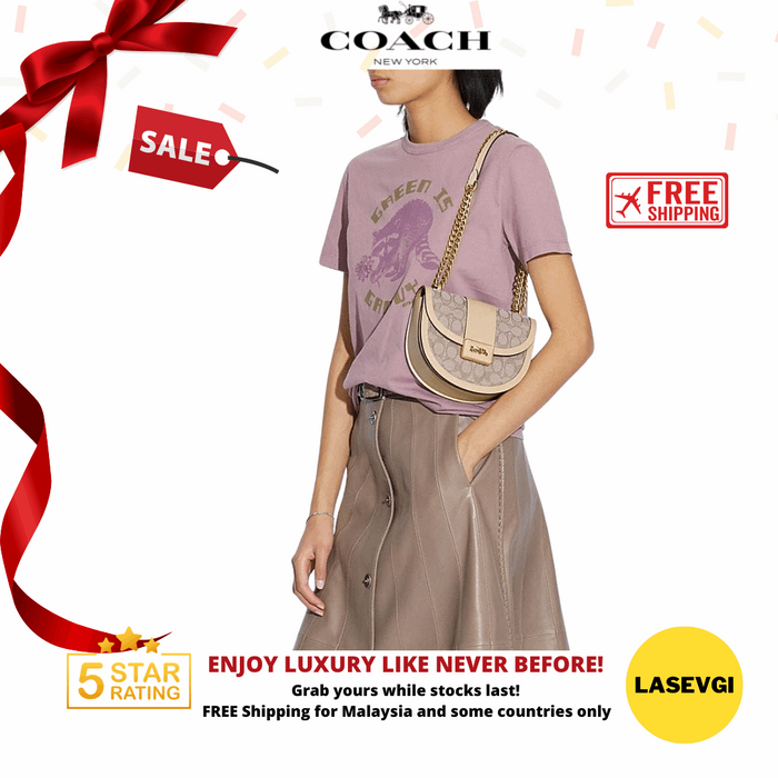 Saddle 20 discount in signature jacquard