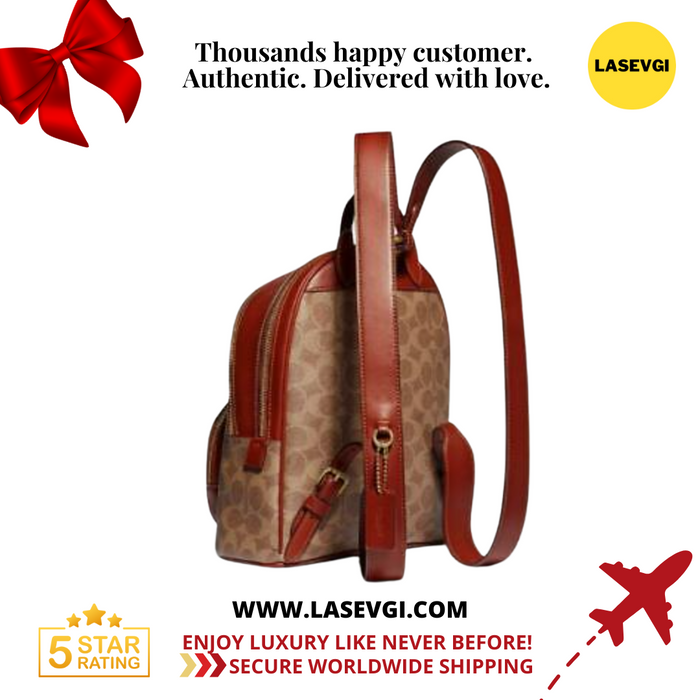 coach carrie 23 backpack COACH Carrie Backpack 23 In Signature Canvas