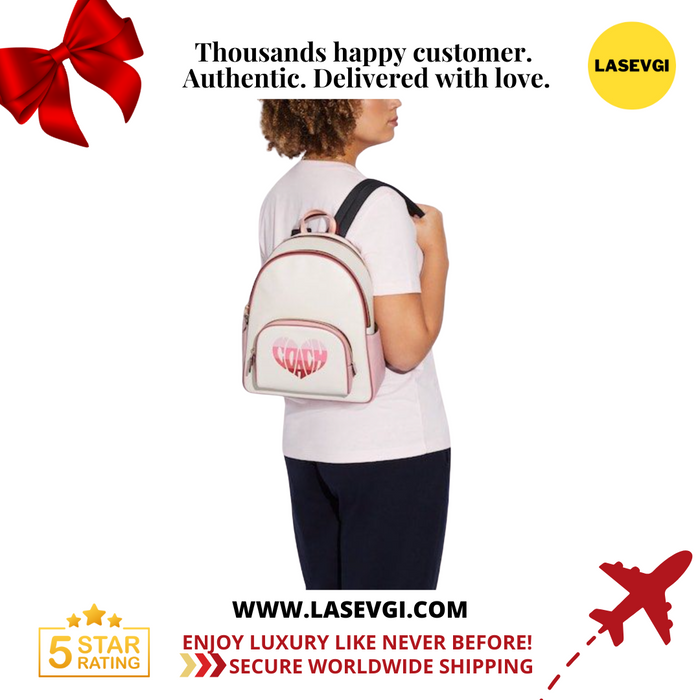 coach girl backpack COACH Court Backpack with Stripe Heart Motif — www.lasevgi.com