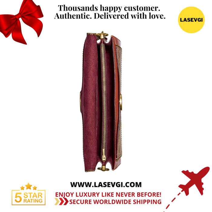 COACH Tabby Shoulder Bag 26 In Signature Canvas With Beadchain -Beige