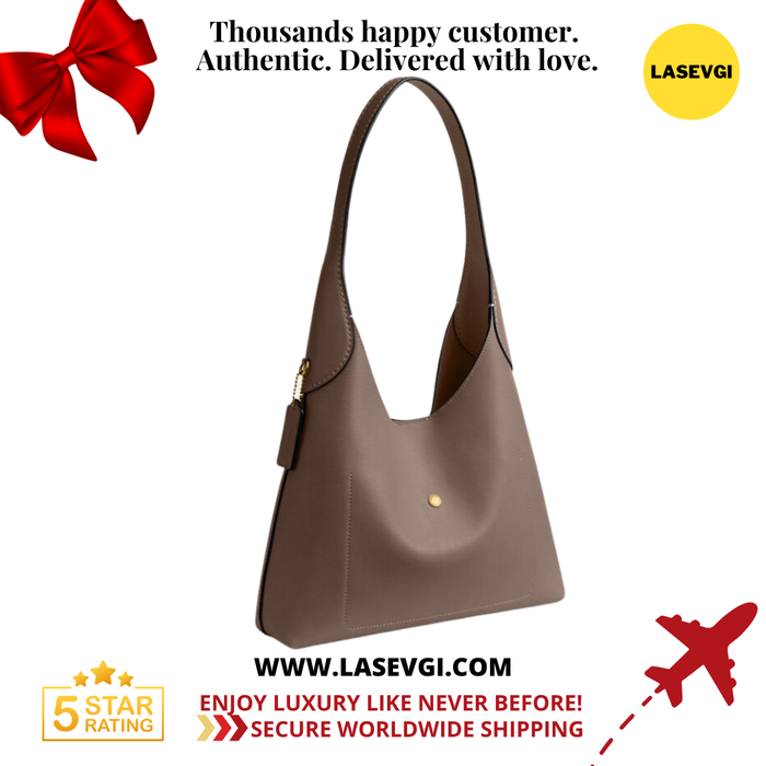 COACH Brooklyn Bag 28 in Dark Stone
