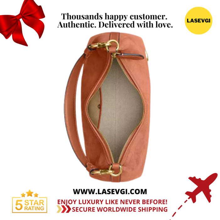 COACH Juliet Shoulder Bag in Suede CR670