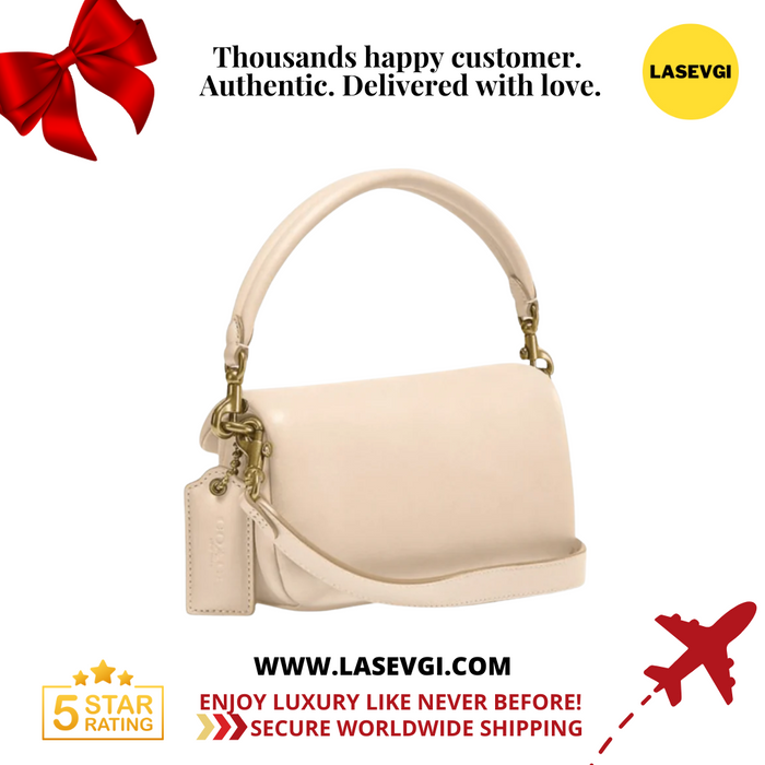 COACH Pillow Tabby Shoulder Bag 18 Ivory