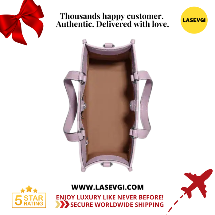 Coach Dempsey Carryall in signature jacquard with stripe and coach patch Soft lilac C8448