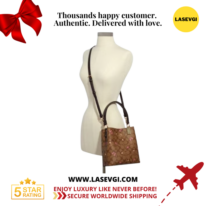 COACH Small Town Bucket Bag with Butterfly