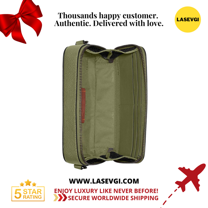 COACH Charter Slim Crossbody in Green Moss CC070