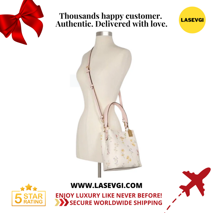 COACH Small Town Bucket Bag with Floral Print