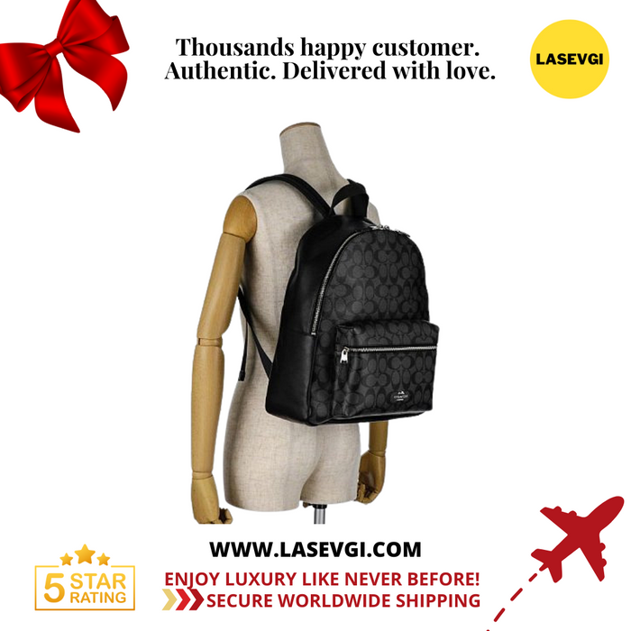 COACH Backpack Large Charlie Backpack In Signature Black