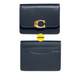 COACH Bandit Card Case Wallet Navy Blue CH825