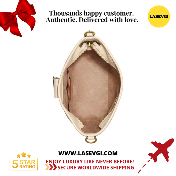 COACH Tali Bucket Bag in Signature Jacquard Chalk