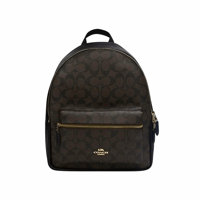 COACH Backpack Large Charlie Backpack In Signature Black Brown F58314