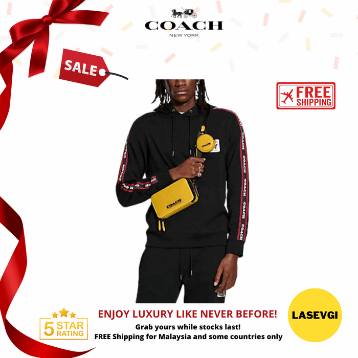 COACH Charter Slim Crossbody With Coach Badge-Yellow