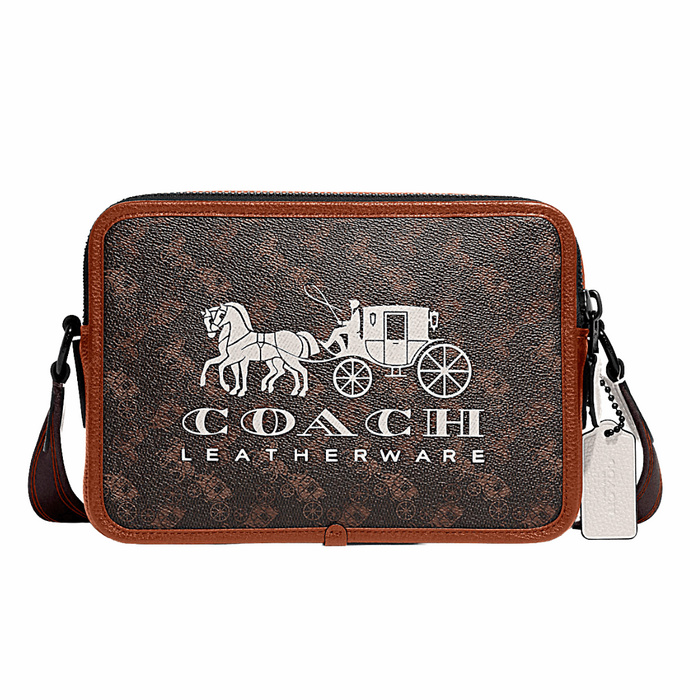 Hudson crossbody with 2025 horse and carriage print