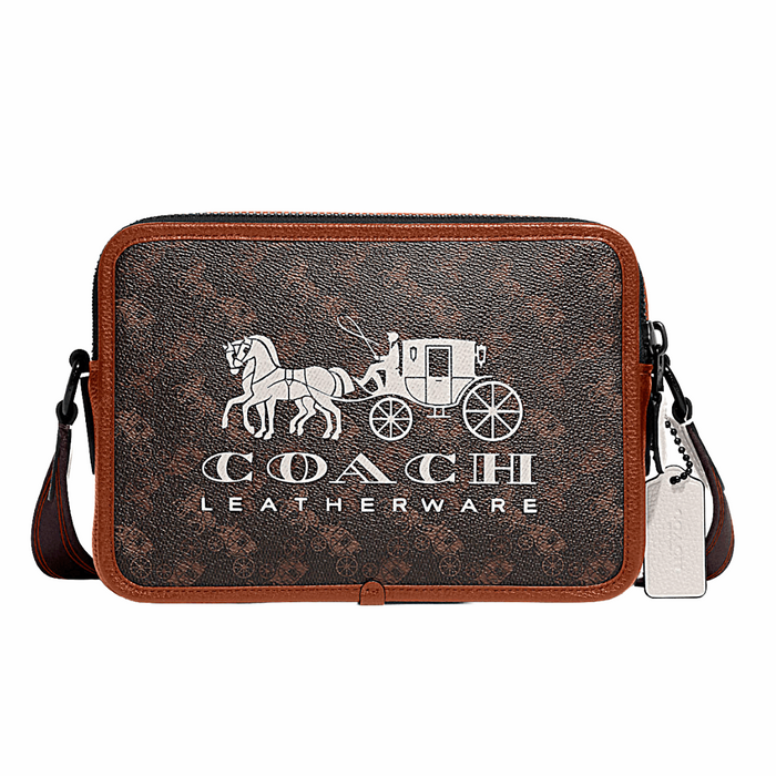COACH Charter Crossbody 24 with signature horse and carriage print in coach patch