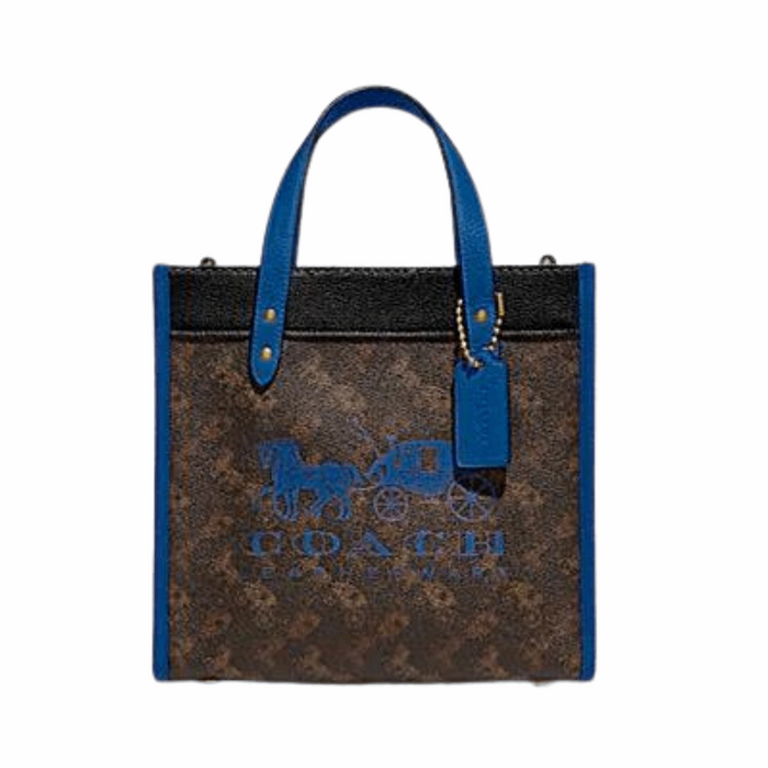 Coach denim tote with horse and carriage online