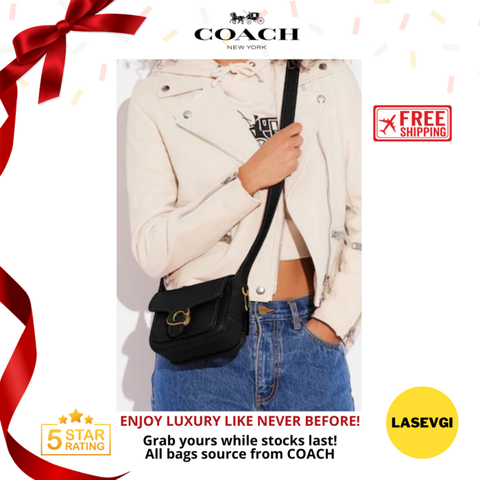 COACH Tabby Messenger 19 in Black CJ846