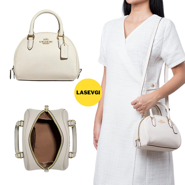 COACH Sydney Satchel in Chalk White CA202