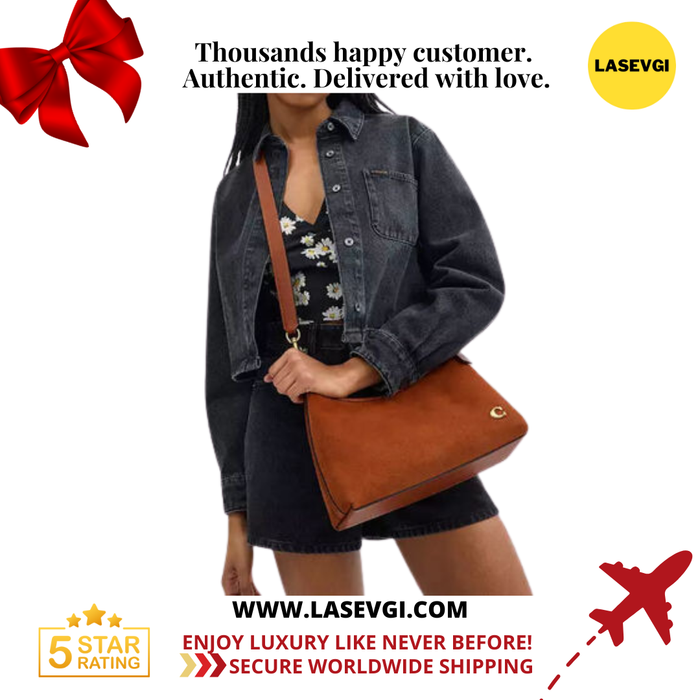 COACH Juliet Shoulder Bag in Suede CR670