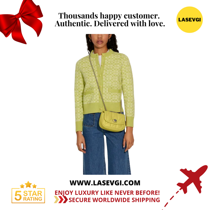 COACH Pillow Madison Shoulder Bag 18 in Quilting Lime