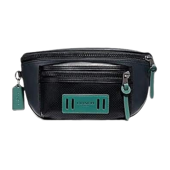 COACH Terrain Belt Bag-Midnight Navy/Black