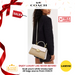 COACH Eliza Top Handle In Signature Canvas Gold/Light Khaki Chalk
