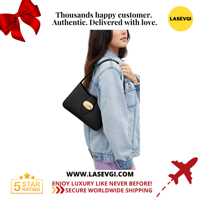 COACH Eliza Shoulder Bag in Gold/Black - CR533