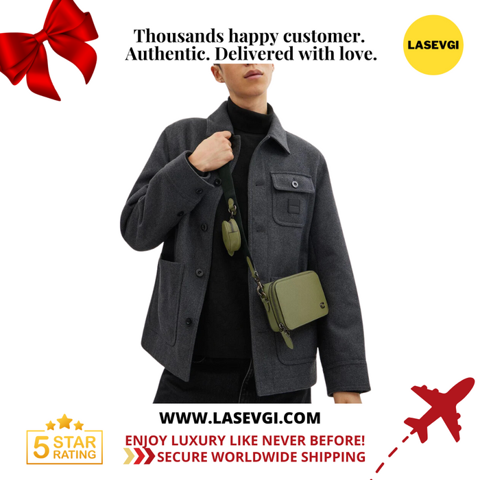 COACH Charter Slim Crossbody in Green Moss CC070