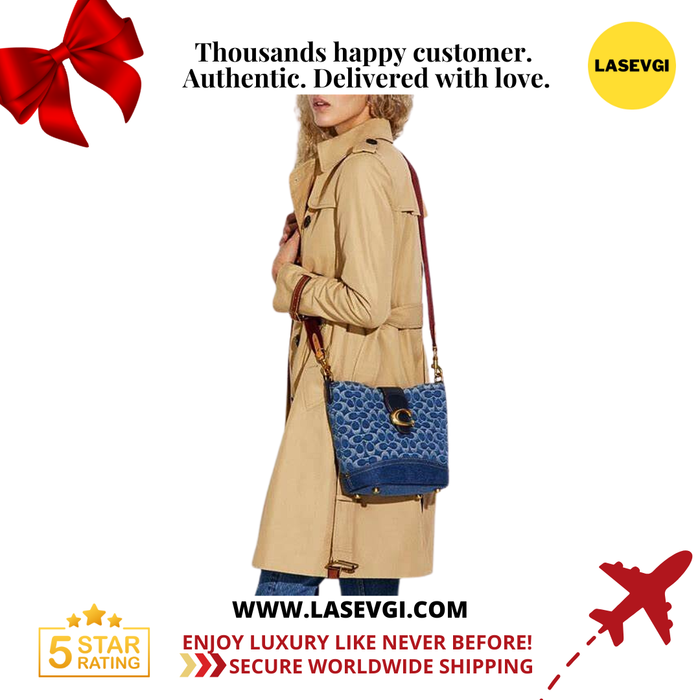 COACH Tali Bucket Bag in Signature Denim