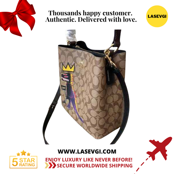 COACH Town Bucket Bag - XBASQUIAT - Dinosaur