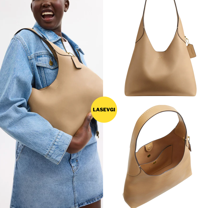 COACH Brooklyn Bag 28 in Beige