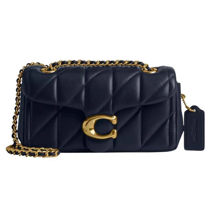 COACH Tabby shoulder bag in quilting 20 Navy Blue