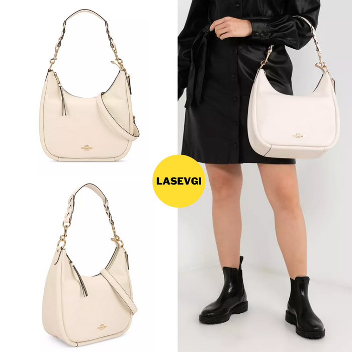 COACH Jules Hobo in White - C9190-www.lasevgi.com