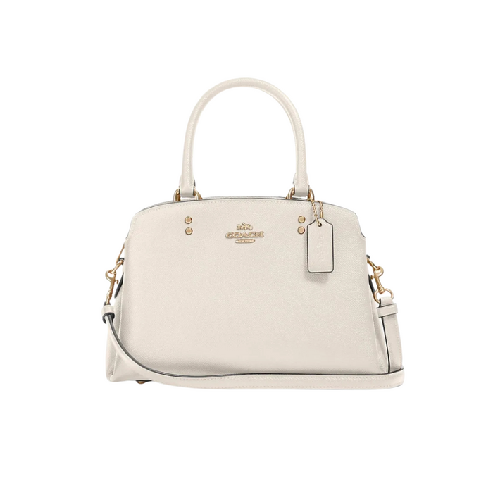 COACH Mini Lillie Carryall Bag in White/Chalk