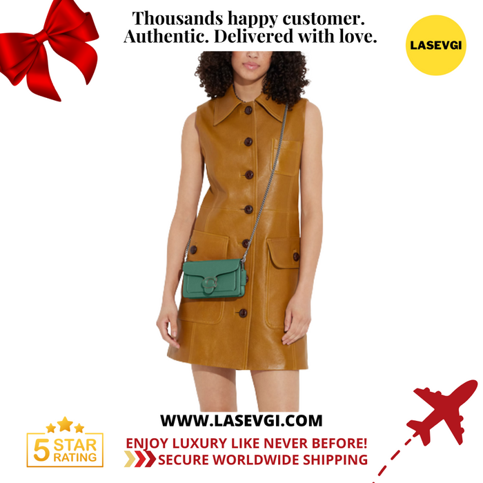 COACH Tabby Wristlet in Green