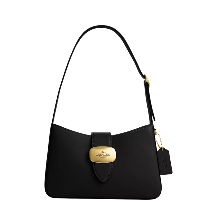 COACH Eliza Shoulder Bag in Gold/Black - CR533