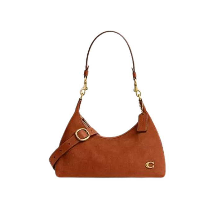 COACH Juliet Shoulder Bag in Suede CR670