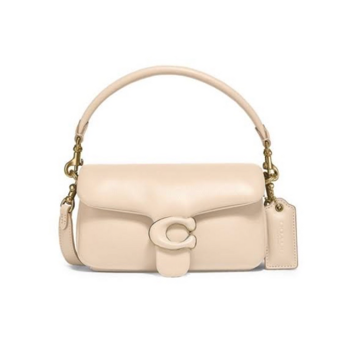 COACH Pillow Tabby Shoulder Bag 18 Ivory