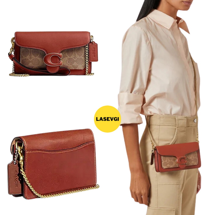 COACH Tabby Wristlet in Signature Canvas CK025