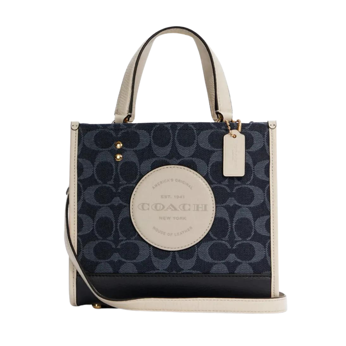 COACH Dempsey Tote 22 In Signature Jacquard With Coach Patch