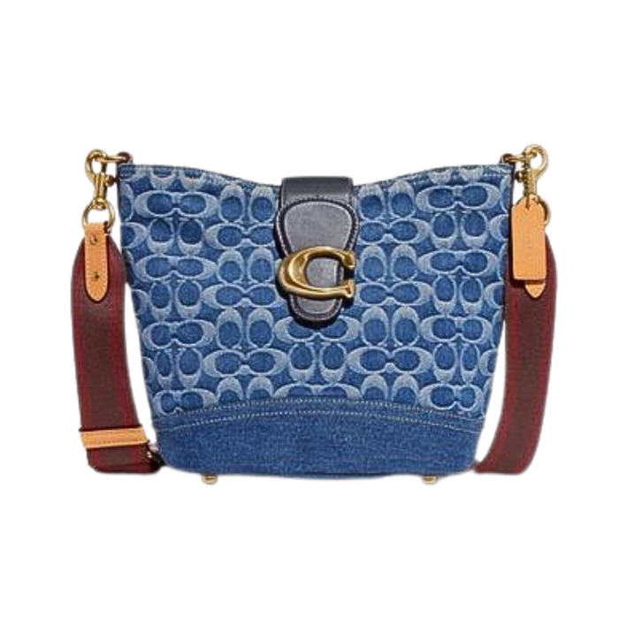 COACH Tali Bucket Bag in Signature Denim