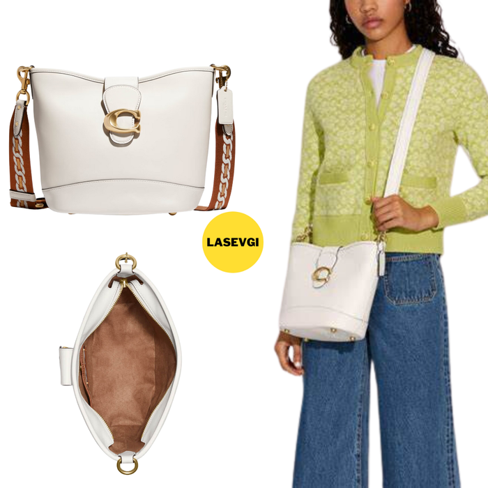COACH Tali Bucket Bag in Chalk
