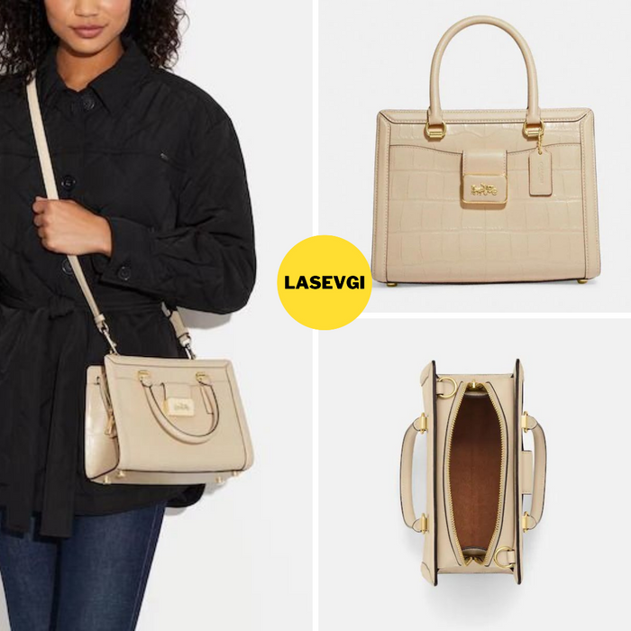 COACH Grace Carryall in Ivory CF389