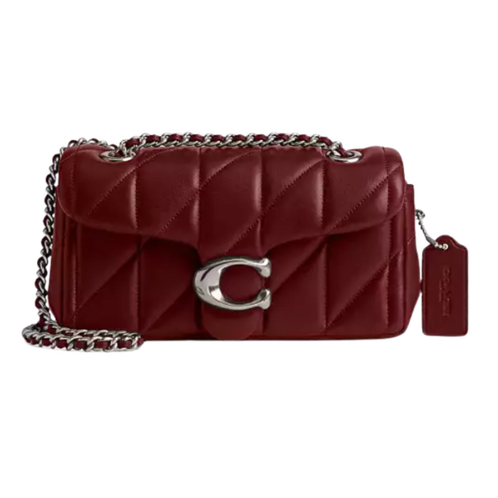 COACH Tabby shoulder bag in quilting 20 Dark Ruby