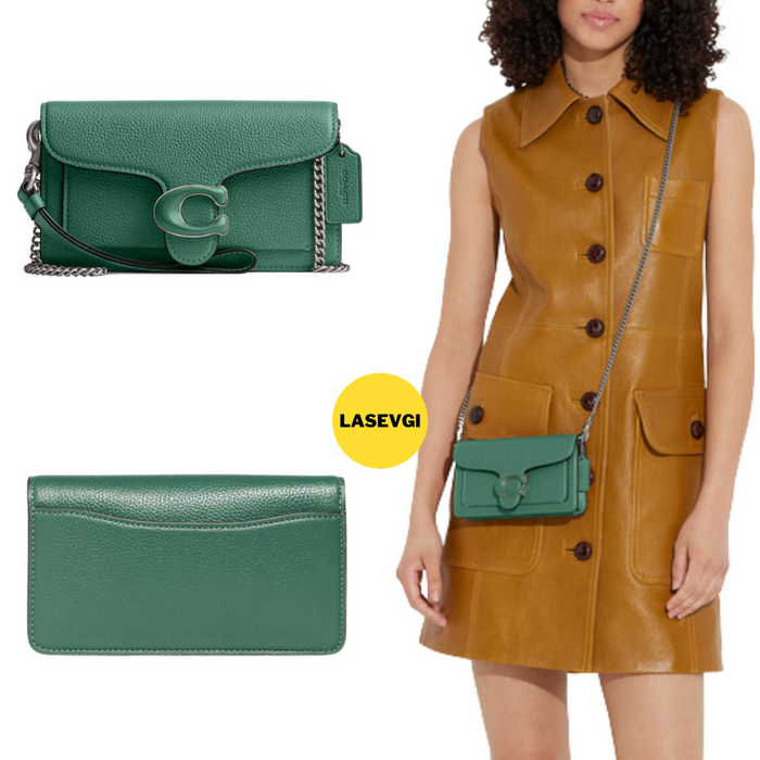 COACH Tabby Wristlet in Green