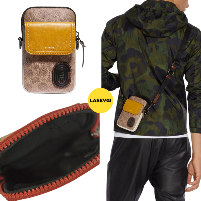 COACH Pacer Convertible Pouch in Yellow - 89263