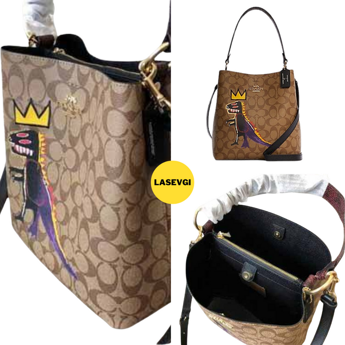 COACH Town Bucket Bag - XBASQUIAT - Dinosaur