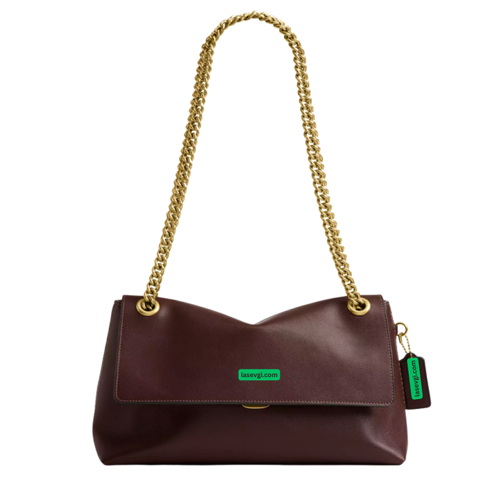COACH Chelsea Shoulder Bag 30 with Chain Brass/Maple CDS61