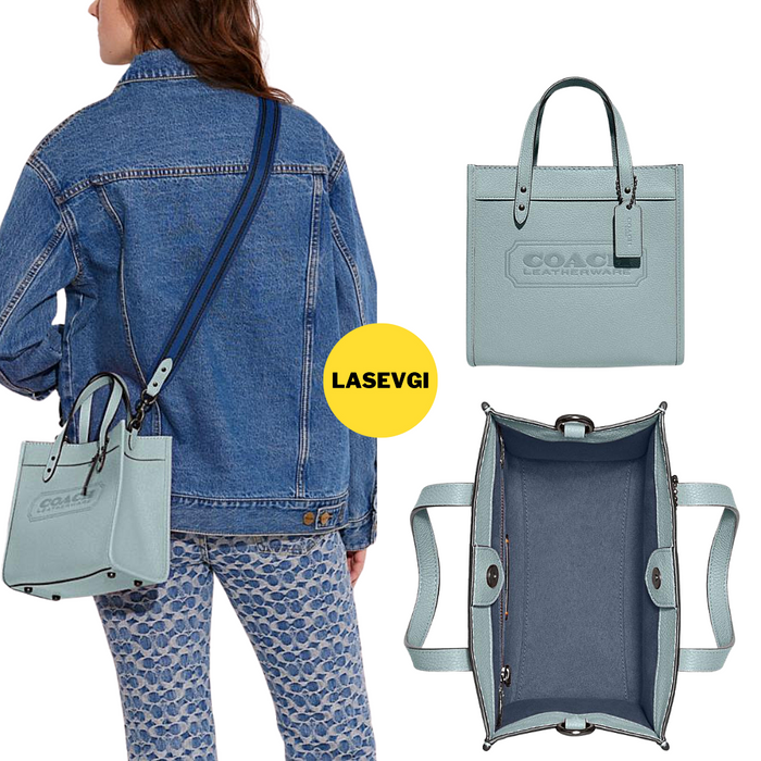 COACH Field Tote 22 | Aqua