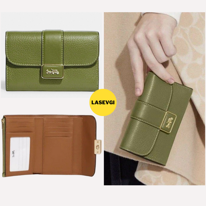 COACH Medium Grace Wallet in Olive Green CC059 — www.lasevgi.com COACH Medium Grace Wallet in Olive Green CC059 — www.lasevgi.com