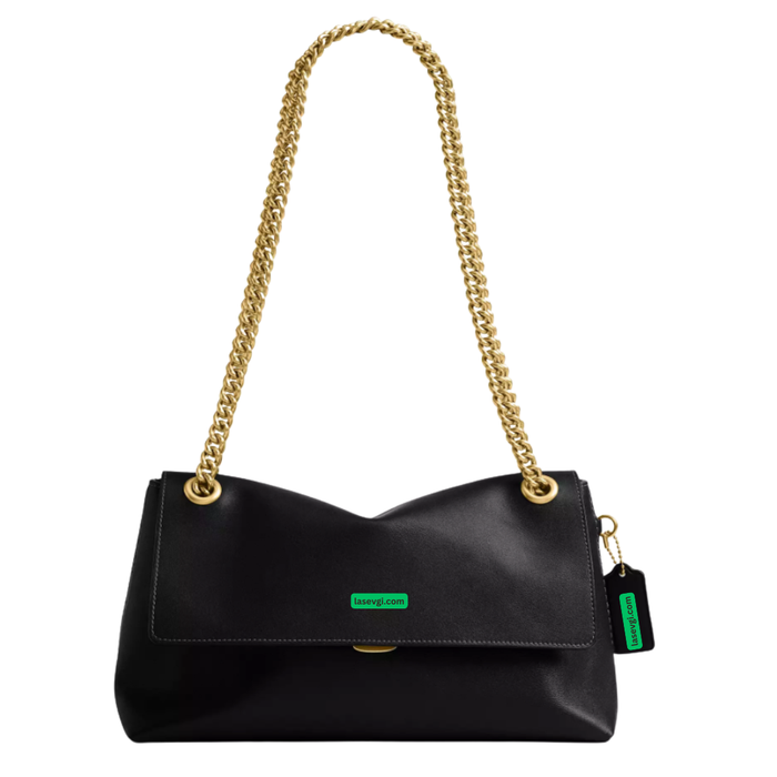 COACH Chelsea Shoulder Bag 30 with Chain Black CDS61